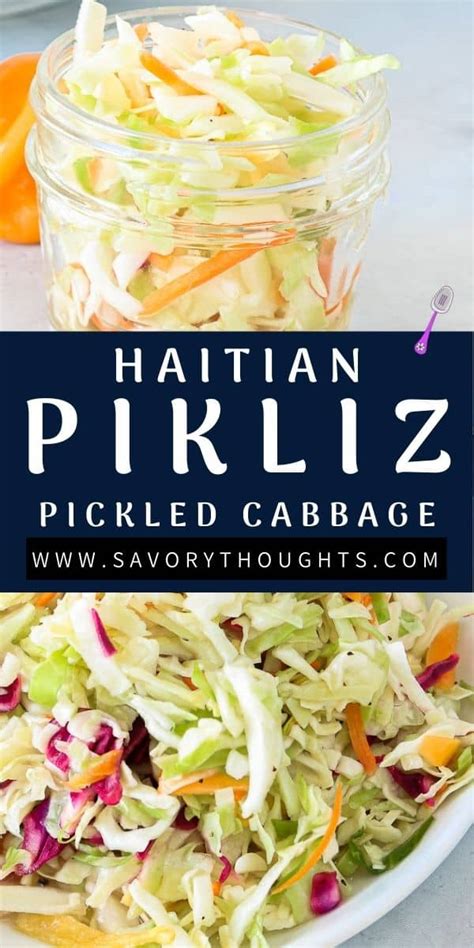 haitian picklese|haitian pikliz spicy coleslaw.